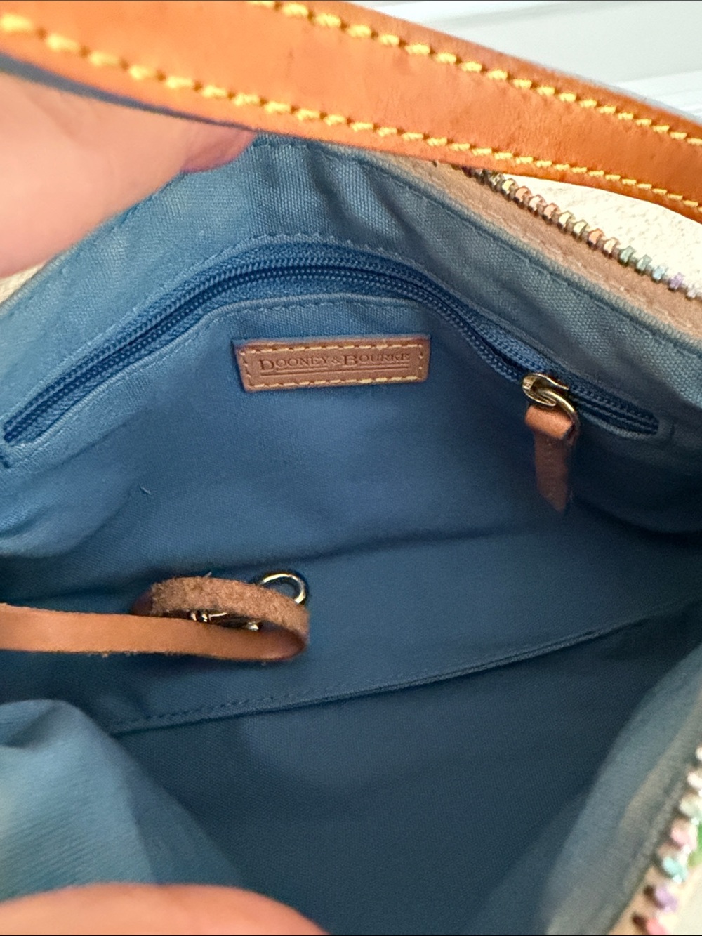 Dooney & Bourke Multicolor Alphabet Print mini bag - Picture 4 of 8